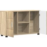  Kreveta s policom FLORIN Sonoma hrast 88,5 x 30,5 x 55,5 cm | Shoptok.si