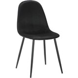 Bessagi Home stol lio, črna, žamet | Shoptok.si