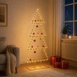  Metalno božićno drvce sa stalkom KUOPIO 125 cm Čelik Zlatno - 125 cm Zlatno bez LED svjetala | shoptok.hr