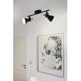 Eglo Seras 2 spot/2, led, gu10, 2x3,3w, 2x240lm, crna/čelik | Eponuda.com