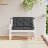  Jastuci za vrtnu klupu 2 kom antracit 100x50x7 cm tkanina | shoptok.hr