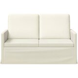  Kauč za dvoje Krem 130 x 81 x 82 cm Kordura tekstil Slike