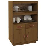  Visoka komoda boja meda 67 x 40 x 108 5 cm od masivne borovine | shoptok.hr