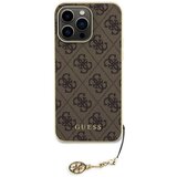 Guess Zaš?itni ovitek za iPhone 15 Pro Max z vzorcem 4G, Rjava, (21749424) Cene