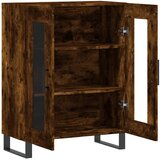 Komoda boja dimljenog hrasta 69,5x34x90 cm konstruirano drvo | shoptok.hr