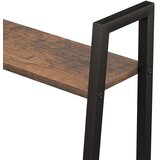  Samostojeće police s 5 razina tamnosmeđa i crna 56x35x174 cm | shoptok.hr