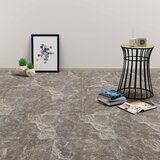 vidaXL Samolepilne PVC talne plošče 5,11 m² črn marmor Cene