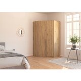 Rauch Möbel KOTNA OMARA ZA OBLAČILA, temno siva, hrast artisan | Shoptok.si