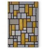  Slika - Piet Mondrian – Composition with grid 17 60x90 Akustična | shoptok.hr