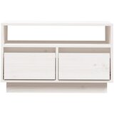 TV ormarić bijeli 60 x 35 x 37 cm od masivne borovine | Eponuda.com