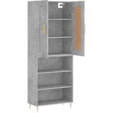  Visoka komoda siva betona 69,5x34x180 cm od konstruiranog drva | shoptok.hr
