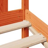 vidaXL Krevet s regalom za knjige bez madraca 140 x 190 cm od borovine | shoptok.hr