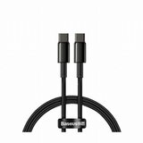 Baseus Kabel USB C-C 1m 100W 20V5A Tungsten črn pleten | Shoptok.si