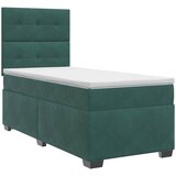  Boxspring krevet s madracem Tamnozelena 100 x 200 cm Baršun | shoptok.hr