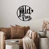 Wallity zidna dekoracija wild & free, 50 x 50 cm, crna | ePonuda.com