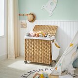 Songmics Košara za perilo Bamboo 66 x 33 x 60 cm NARAVNA, LCB363N01 | Shoptok.si