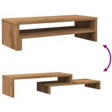vidaXL Stalak za monitor boja hrasta 54x22x15 cm konstruirano drvo | shoptok.hr