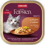 Animonda vom Feinsten Adult 32 x 85 g - Piletina i jetra u želeu Cijene
