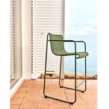 Kave Home Zelen kovinski vrtni barski stol Maurina – | Shoptok.si