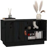 TV omarica črna 100x34x40 cm trdna borovina, (20731634) | Shoptok.si