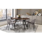 Trpezarijski Sto ARTUR, hrast/crna | Eponuda.com