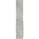 vidaXL Visoka ploča beton siva 37,5x35x180 cm izrađeno drvo | shoptok.hr