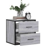 vidaXL Stenska nočna omarica 2 kosa siva sonoma 40x31x39,5 cm | Shoptok.si