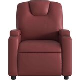 vidaXL Električni naslonjač od umjetne kože crvena boja vina | shoptok.hr