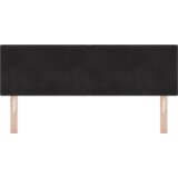 vidaXL led uzglavlje s dugmadi, crno, 80 cm, baršun | shoptok.hr