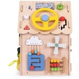 ECO TOYS Drvena kuća za djecu - edukativna ploča XXL, 30 dijelova | shoptok.hr
