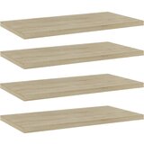 vidaXL Police za knjige 4 kom boja hrasta sonome 40x20x1 5 cm iverica Cijene