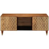 Maison Chic Klubska mizica - kavna mizica - Nizka mizica 100x54x40 cm trden mangov les, (21753782) Cene