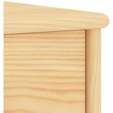 vidaXL Nočna omarica svetli les 35x30x40 cm trdna borovina | Shoptok.si