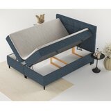 Maison de Rêve Temno modra boxspring postelja s prostorom za shranjevanje 160x200 cm Urbaneo – | Shoptok.si