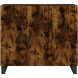  Komoda boja dimljenog hrasta 90 x 34 x 80 cm konstruirano drvo | shoptok.hr