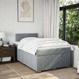 vidaXL Krevet s oprugama i madracem svjetlosivi 120x190 cm od tkanine | shoptok.hr