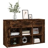  Komoda boja dimljenog hrasta 100x30x59,5 cm konstruirano drvo | shoptok.hr