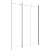 Sobna pregrada s 3 panela bijela 150 x 200 cm od tkanine | shoptok.hr