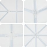 vidaXL šator za zabave s 12 bočnih zidova Bijeli 8x4 m PE | shoptok.hr
