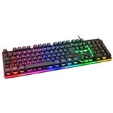  Deltaco GAM-021-RGB-DE keyboard Gaming USB QWERTZ German Black | shoptok.hr