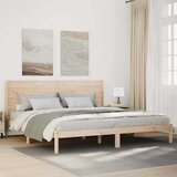  Dugi okvir kreveta bez madraca 200 x 220 cm masivno drvo | shoptok.hr