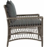  Vrtna stolica s jastukom Siva 73 x 61 x 77 cm poliratan | shoptok.hr