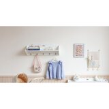 CamCam Copenhagen Bel stenski otroški obešalnik 75x27 cm Luca – | Shoptok.si
