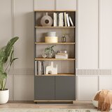 Hanah home Bookshelf FR16-AA, 75x168,3x26,8 cm, Smeđa Cijene