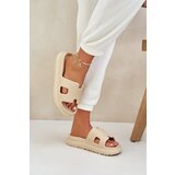 PS1 Foam Slippers With Cutouts Beige Neladith | Shoptok.si