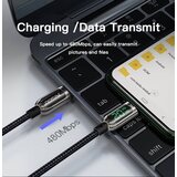 Yesido podatkovni kabel (CA86) - Lightning na Type-C 20W 5A digitalni zaslon - 120 cm - crni | shoptok.hr