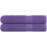 vidaXL Brisače za savno 2 kos vijolična 80x200 cm 360 g/m² 100% bombaž | Shoptok.si