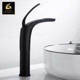 Kranig Kraanwerk dizajn mešalna pipa | pipa za umivalnik in fontano | veralien v črnem | minimalizem, (21731941) | Shoptok.si