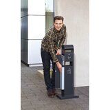 Probbax Kanta za smeće sa pepeljarom, Samostojeća, 8l, 26x104x40 cm, Tamnosiva | Eponuda.com