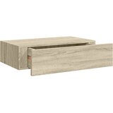  Zidna polica s ladicom boja hrasta 40 x 23,5 x 10 cm MDF | shoptok.hr